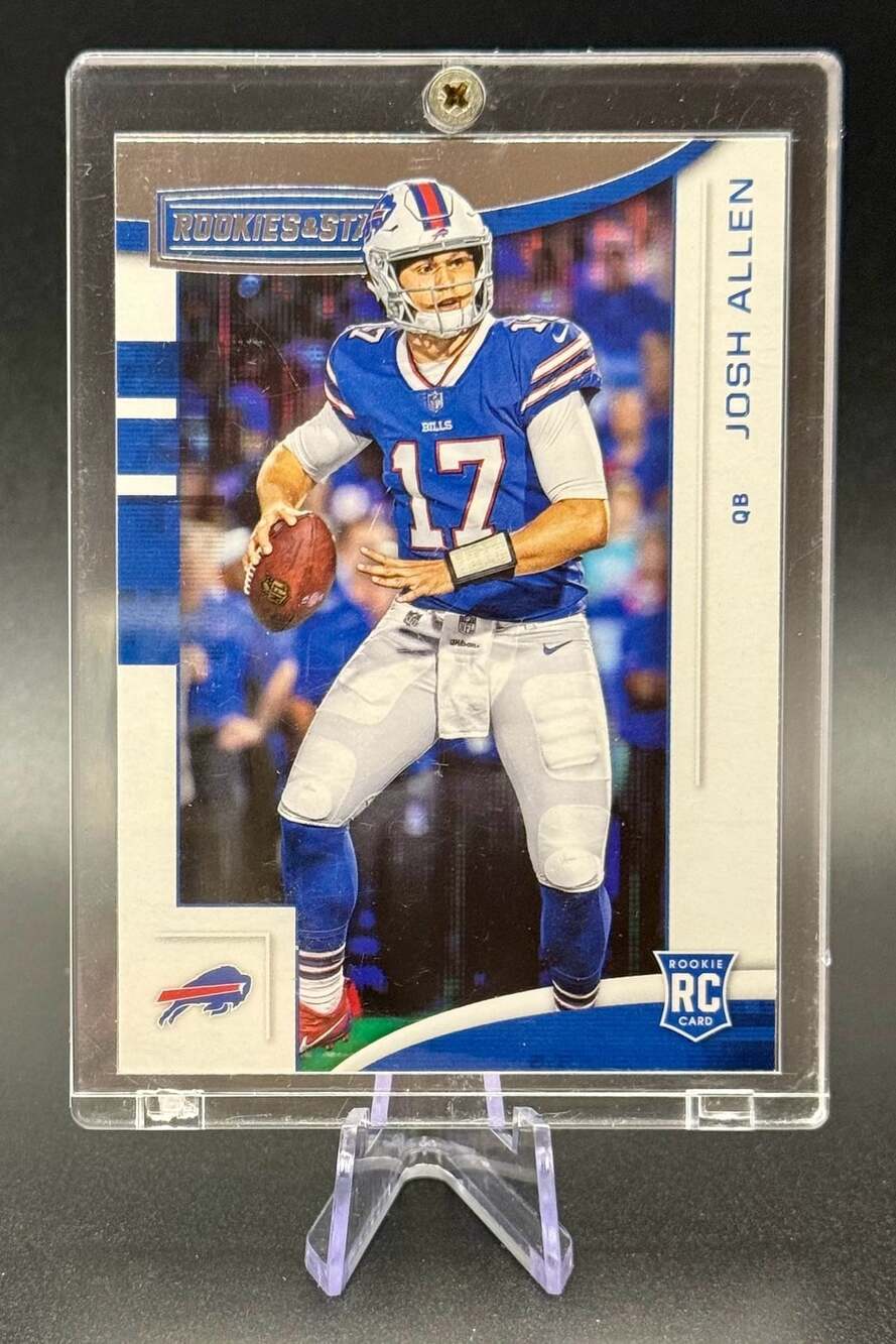 Josh Allen ROOKIE Card 2018 Panini Rookies & Stars Buffalo Bills NFL Football